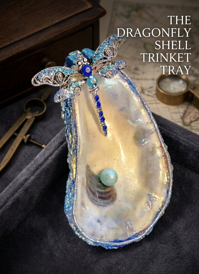 Artisanal Oyster & Scallop Shell Trinket Trays - Handcrafted