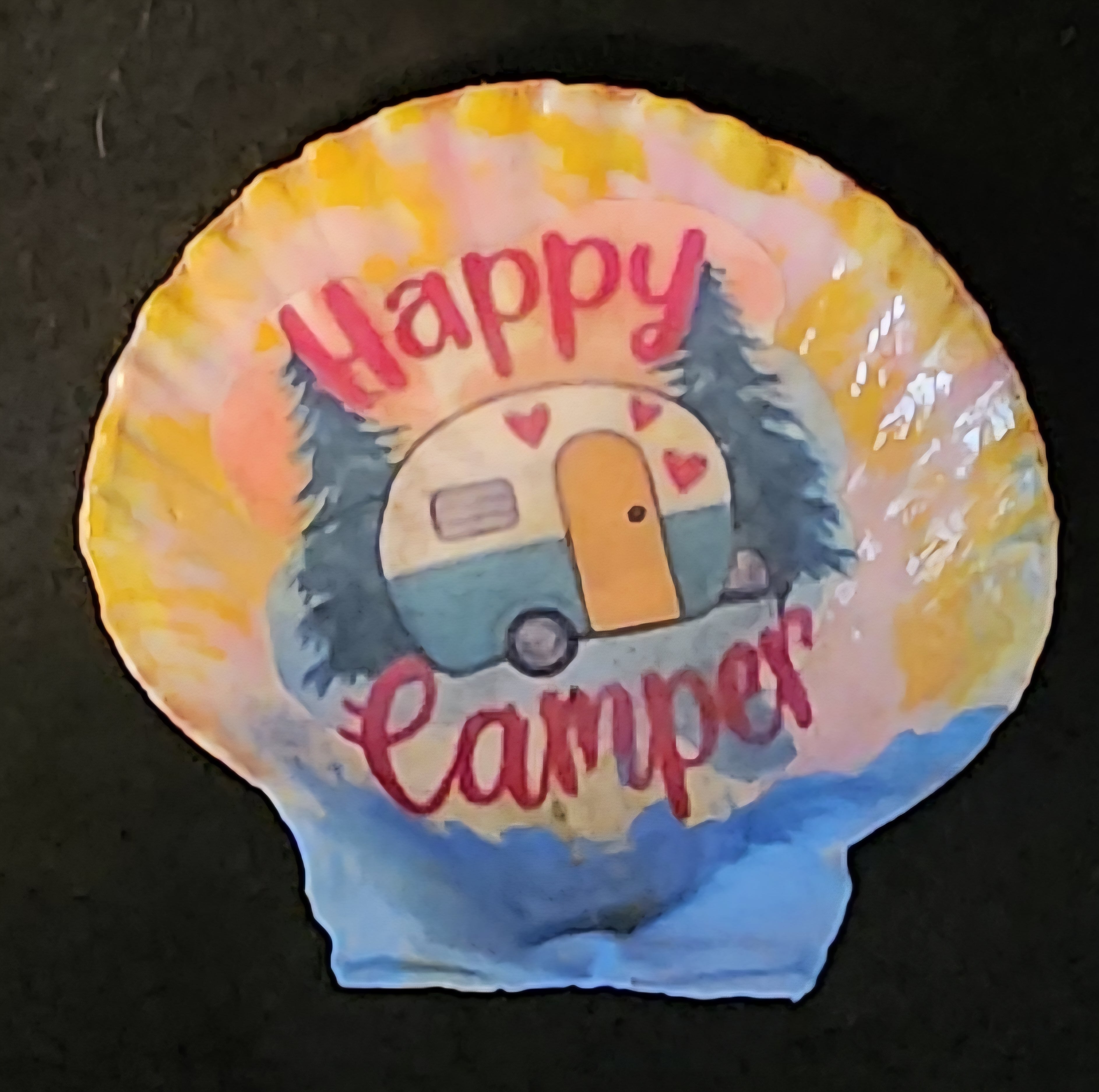 Retro Charm Seashell Magnets