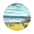 Salt Air – Original 12" Coastal Art with Natural Sand and Driftwood